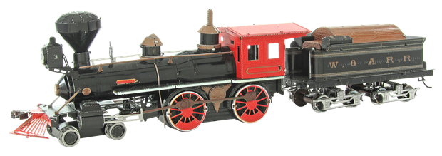 4-4-0 Locomotive Metal Model