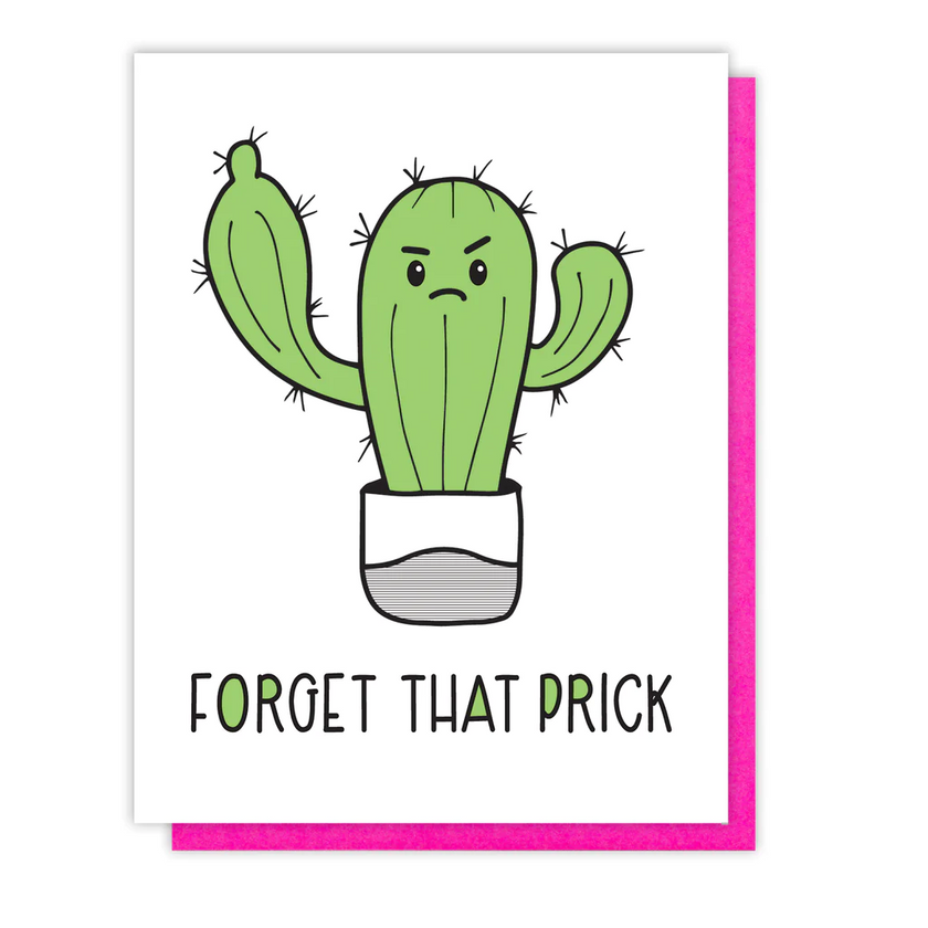 Card Cactus Forget That Prick