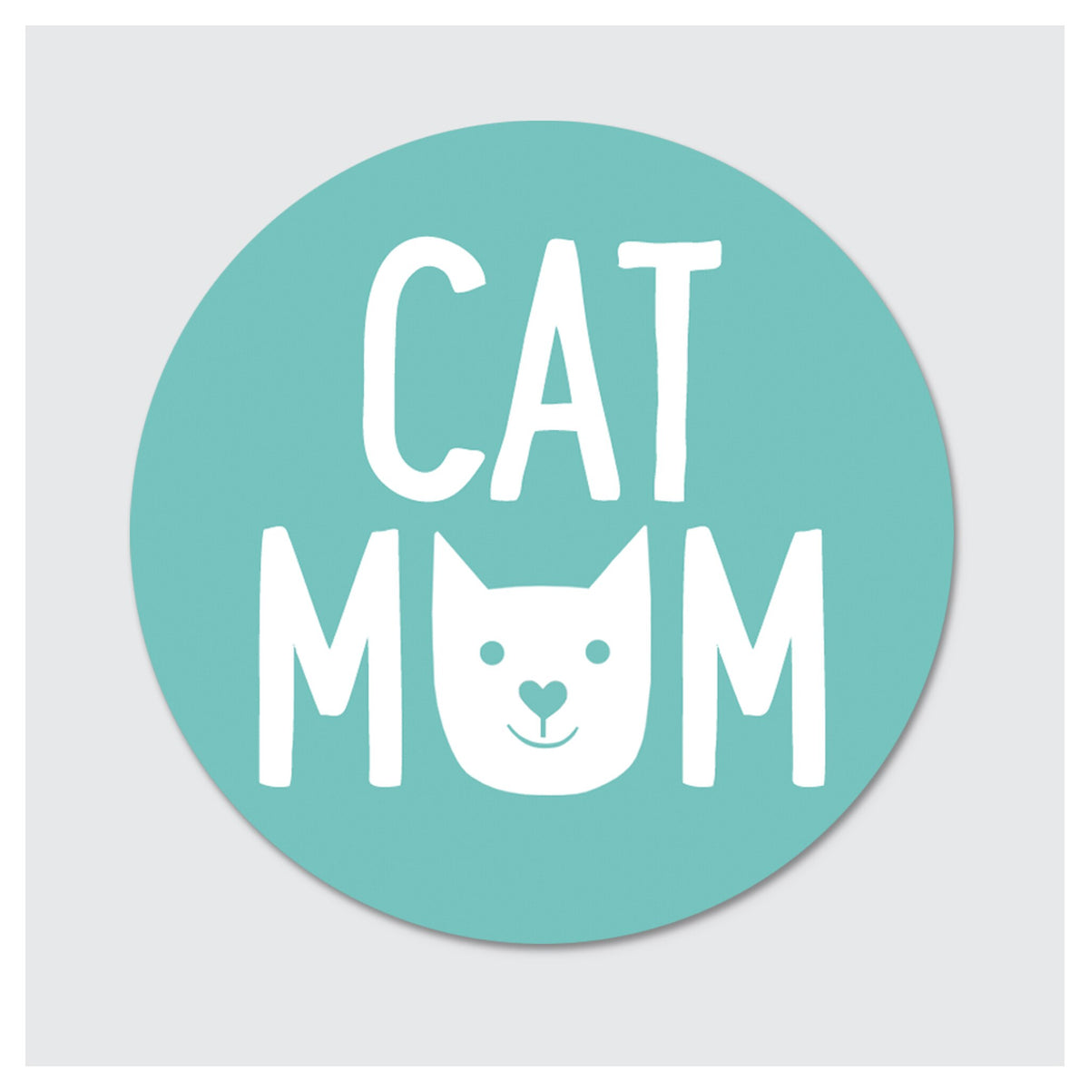 Cat Mom Sticker – www.shoptherocket.com