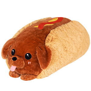 Dachshund Hot Dog Plush Snugglemi Snackers 5"