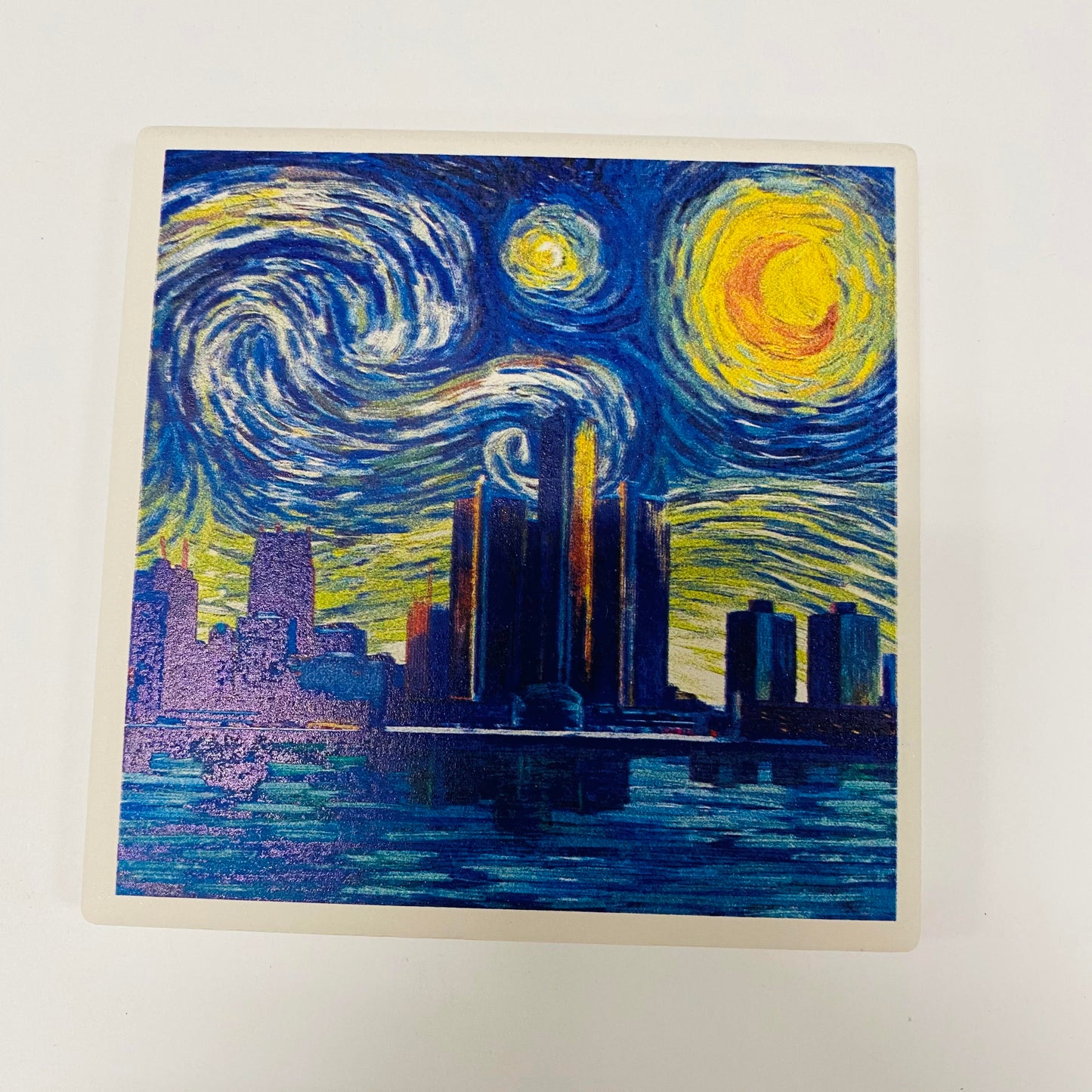 Detroit Starry Night Coaster