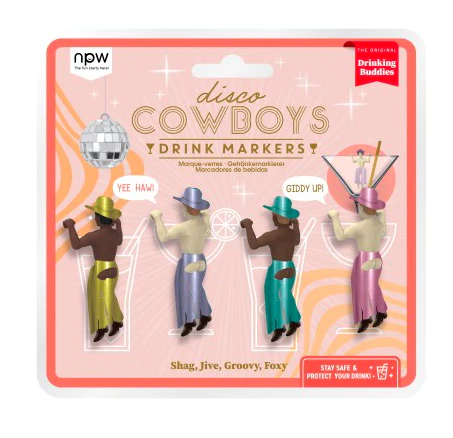 Disco Cowboy Drink Markers