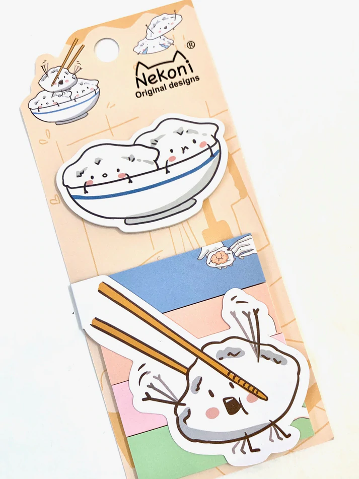 Dumpling Sticky Notes Nekoni