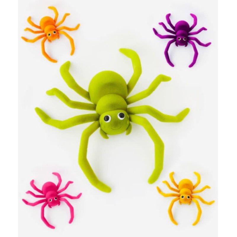 Flocked Spider Giant Assorted 32"