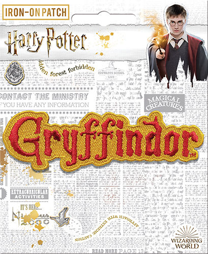 Harry Potter Gryffindor Name Iron-On Patch