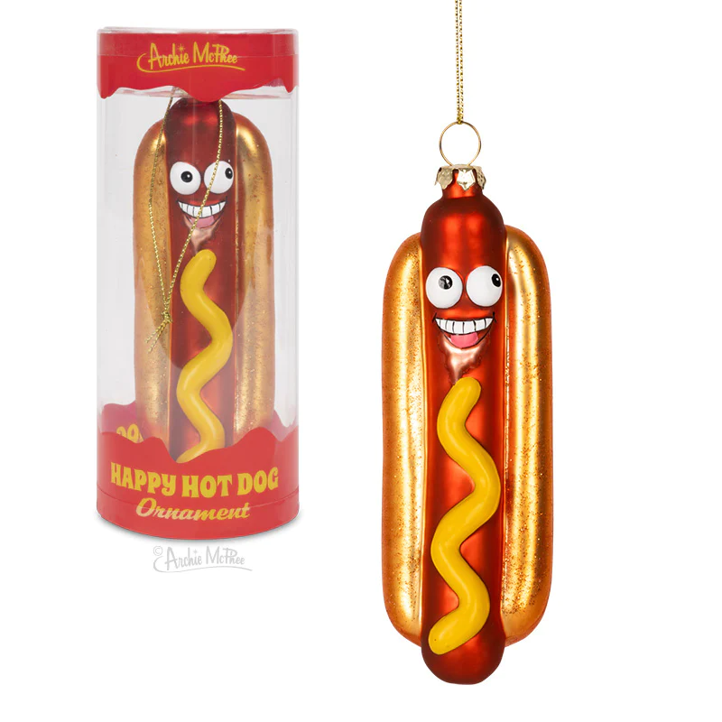 Happy Hot Dog Ornament Archie