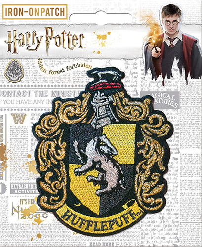 Harry Potter Hufflepuff Crest Iron-On Patch