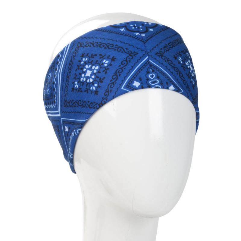 Infinity Blue Paisley Bandana