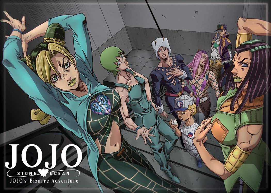 MAGNET Jojo's Bizarre Adventure Jojo Stone Ocean Group