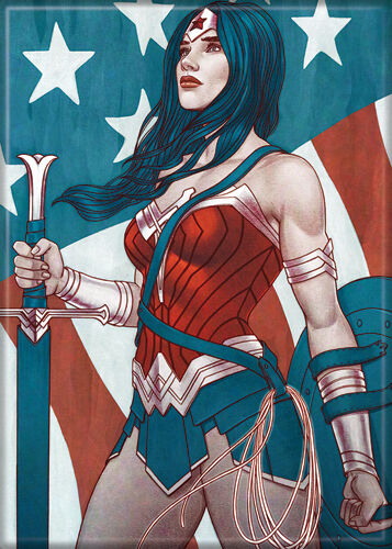 MAGNET DC Comics Wonder Woman American Flag