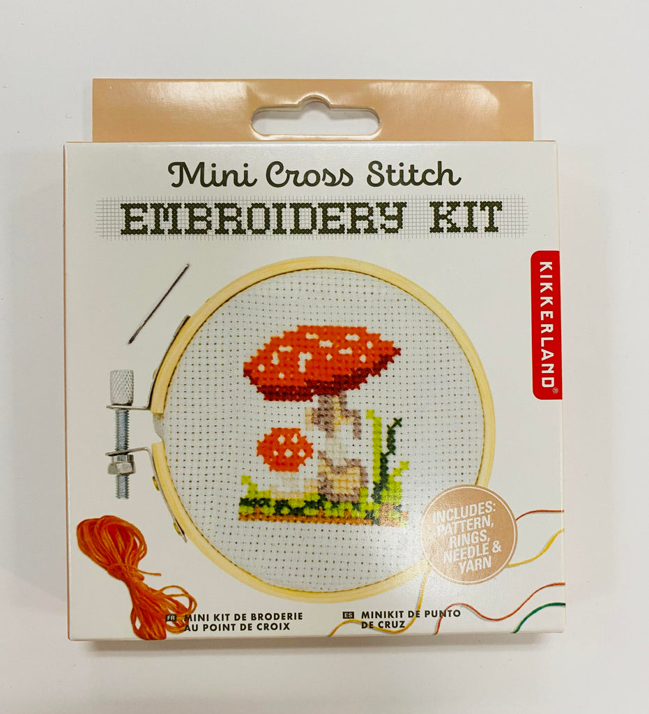 Yiizetony Mushroom Embroidery Kits for Beginners, Embroidery