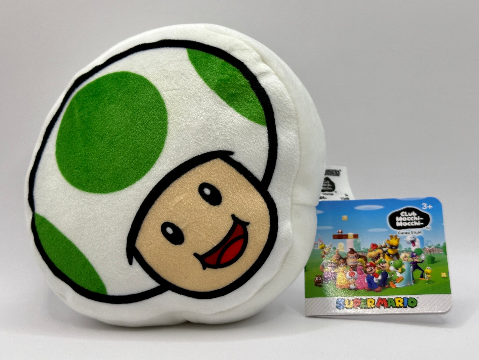 Super Mario Junior Mocchi Plush 6" Green Toad