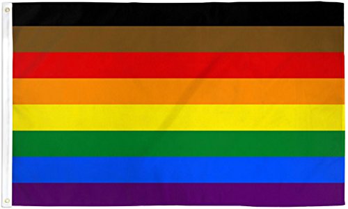 Philly Rainbow Flag 3 X 5