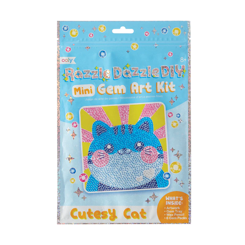 Razzle Dazzle DIY Mini Gem Art Kit Cutesy Cat