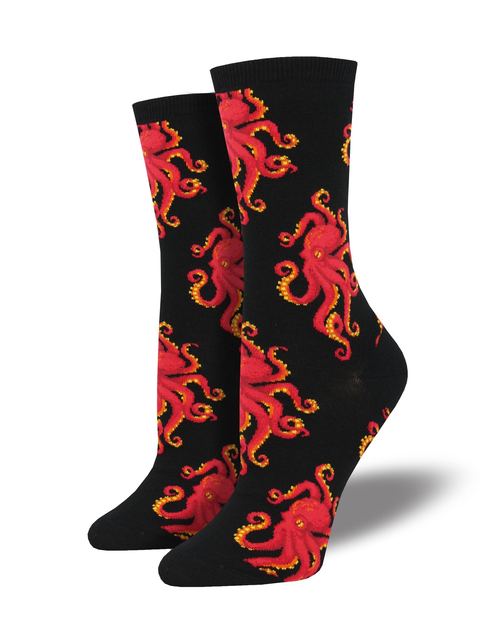 Socktopus Women's Crew Socks Black