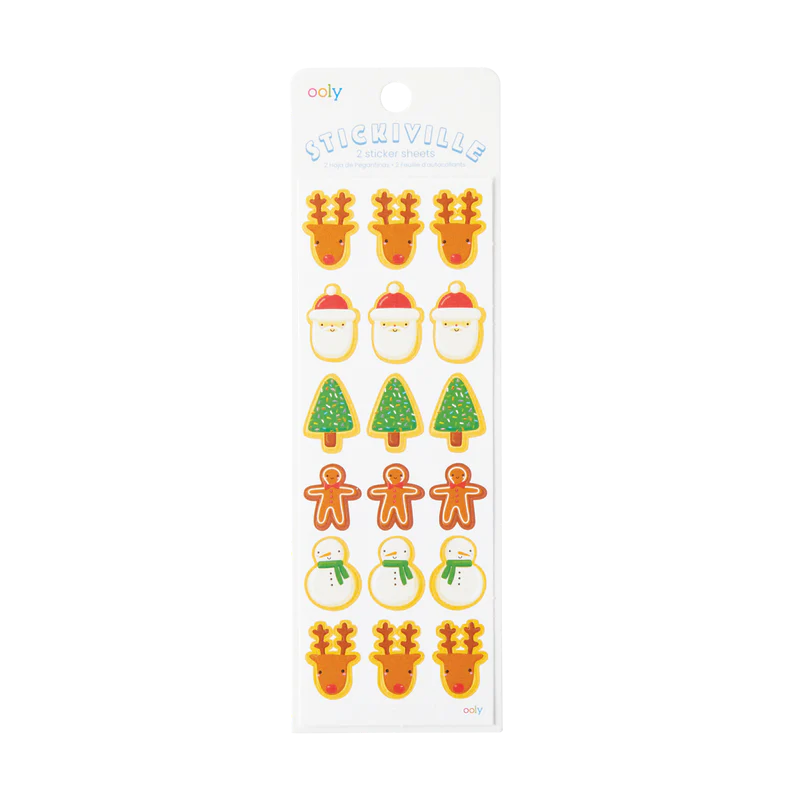 Stickiville Christmas Cookies Stickers Skinny