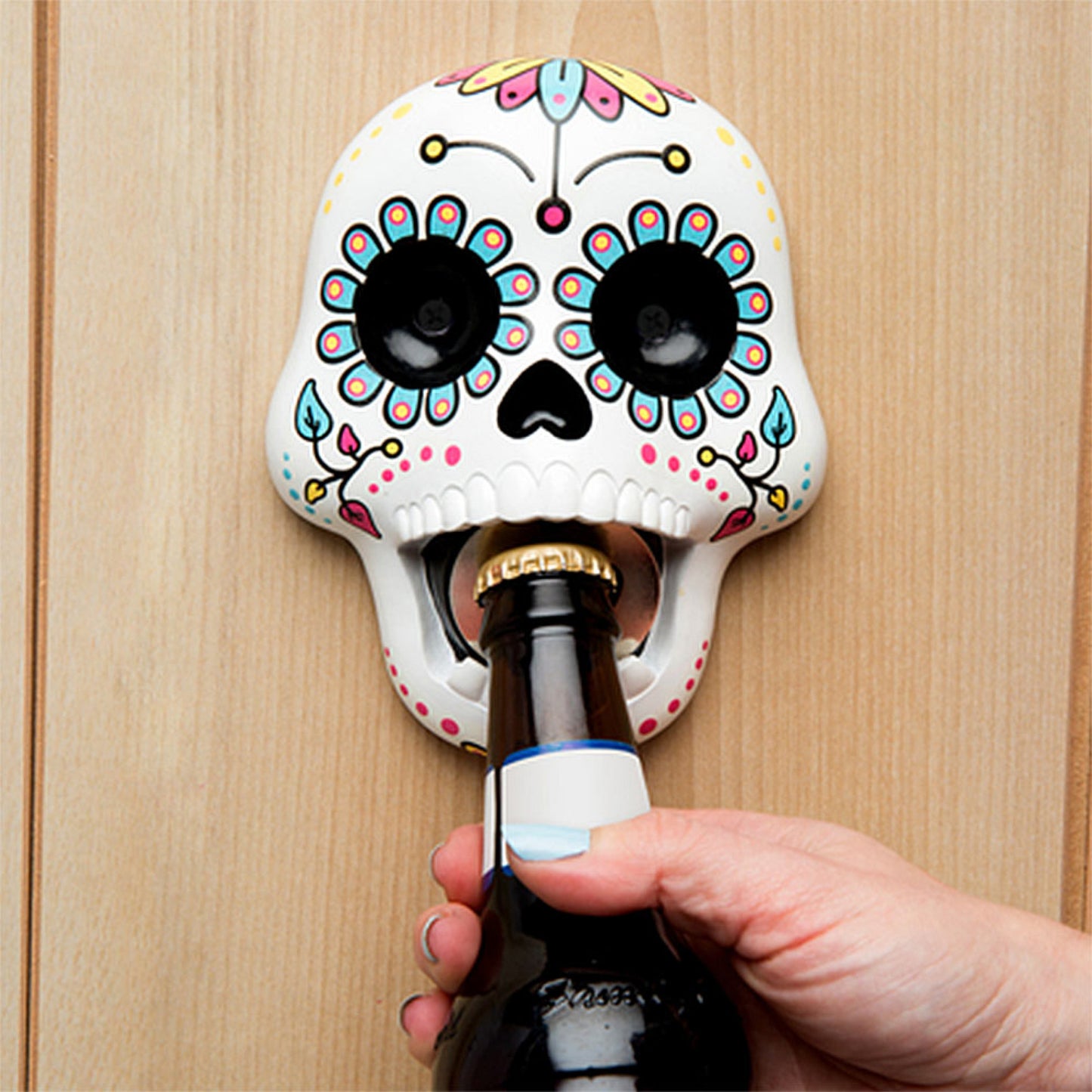 Sugar Skull Bottle Opener