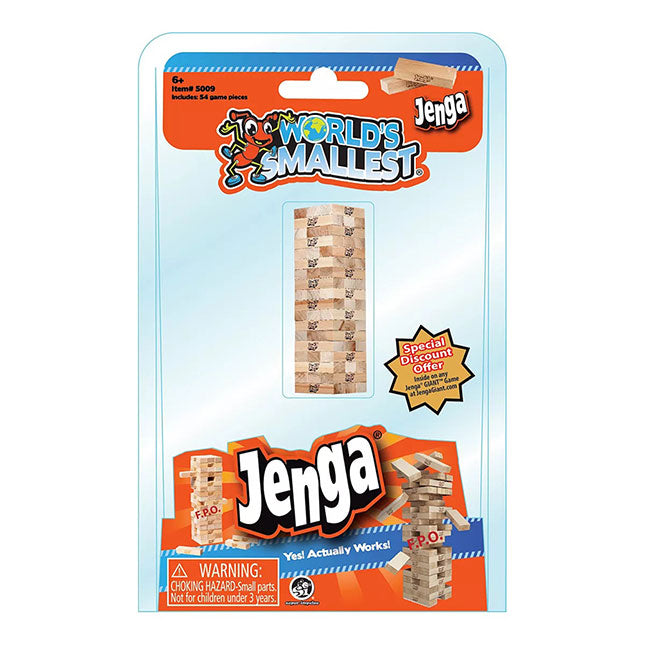 World's Smallest Jenga Game